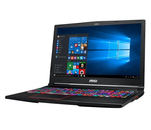 MSI GE63 Raider RGB 8SF-062PL i7-8750H/16GB/1TB+256SSD/RTX 2070 8GB/15,6"/Win10 - 473540 - zdjęcie 2
